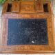 Davenport desk in marquetry walnut, Victorian era.