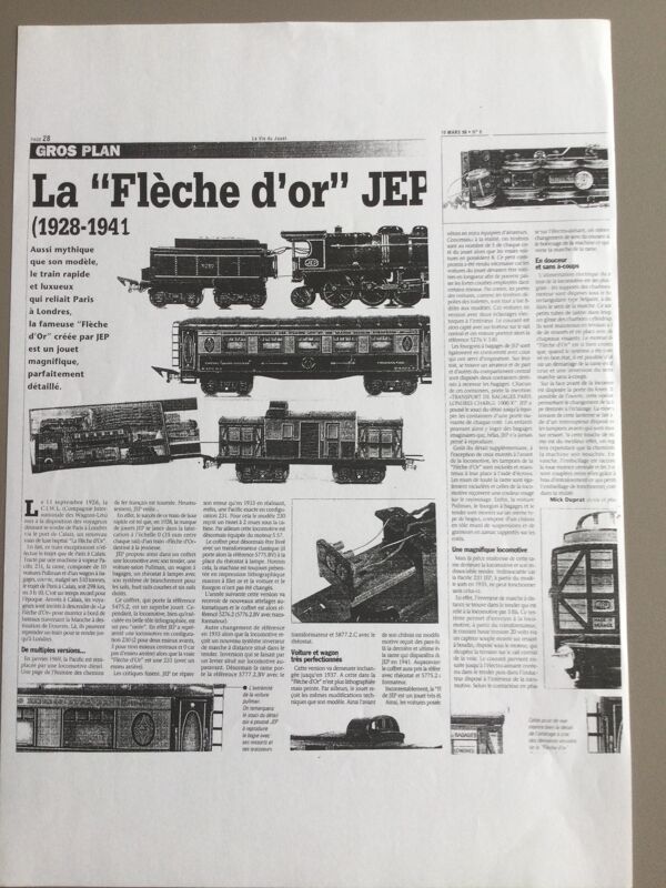 Train electrique jep rarissime