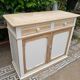 Parisian white buffet and wood Thuileries