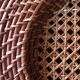Set of 6 wicker and rattan undertributions