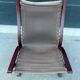Siesta armchair wood leather year 60