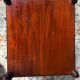 Antique mahogany rolling trolley