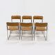 Set of 6 SE09 Dining Chairs by Walter Antonis for 't Spectrum 1970s