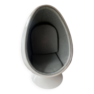 Fauteuil œuf blanc