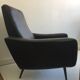 Armchair 60s black skai