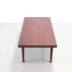 Table basse scandinave moderne en teck du milieu du siècle