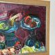 Original mid-century European oil on canvas – “Still Life” by Roy – dated 1969 – vintage & framed – 75 × 64 cm (29.5" × 25.2")