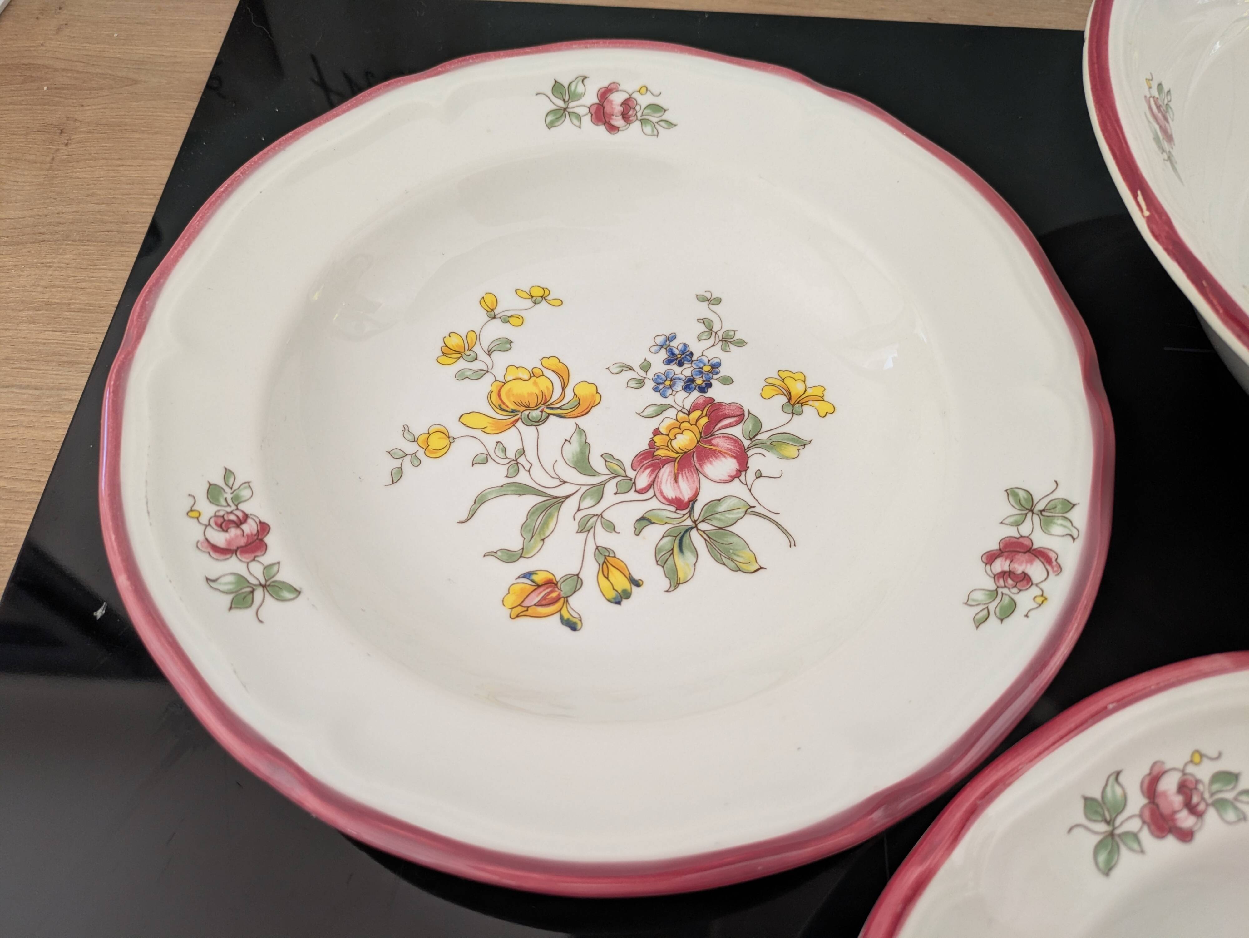 Vaisselle vintage Ceramica Quadrifoglio