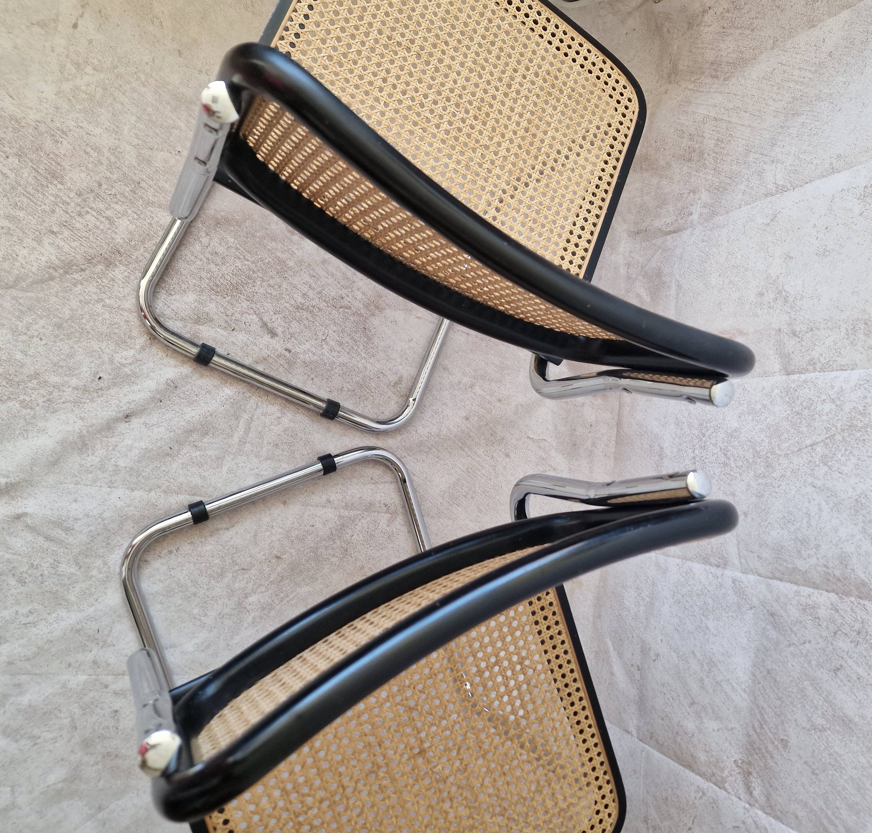 Paire de chaises Marcel Breuer Cesca B32