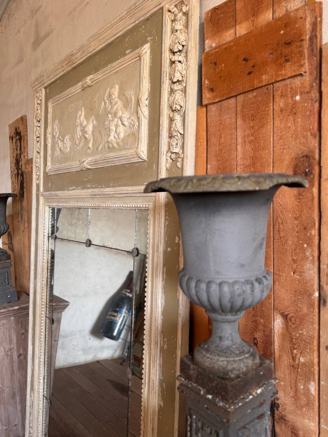 Large trumeau mirror from a château