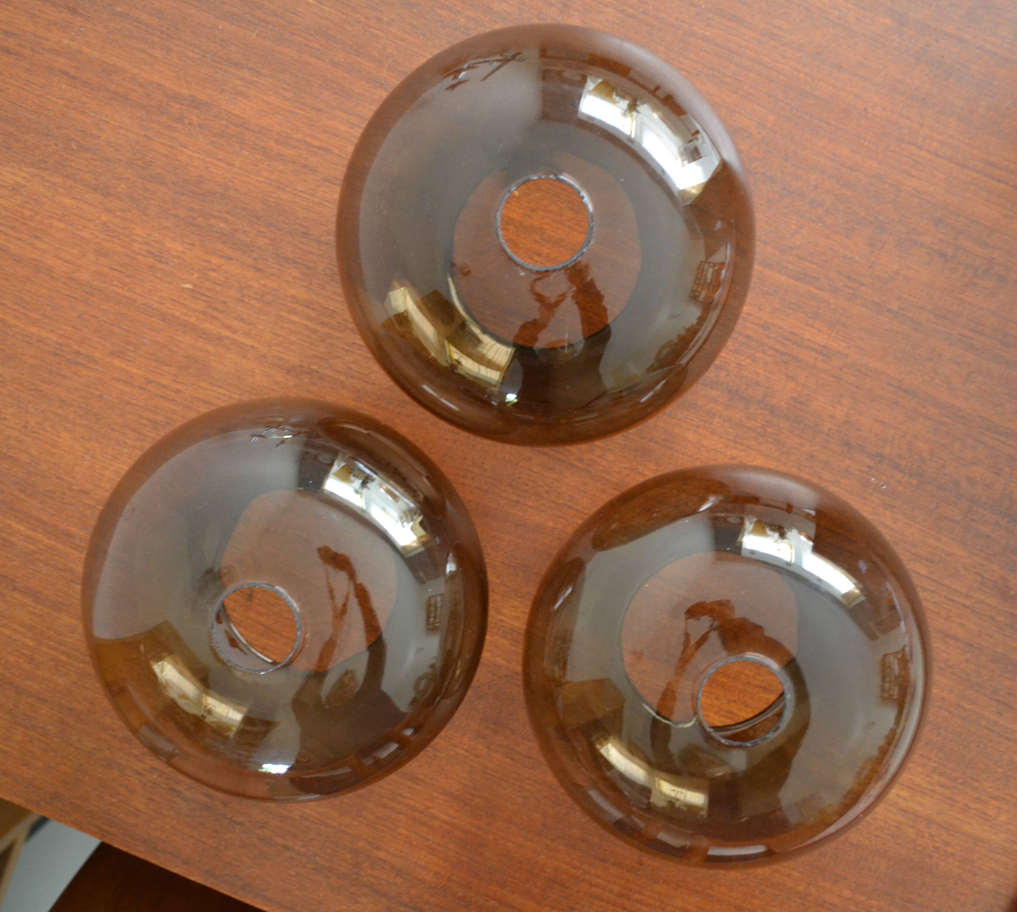 Wall lamp from Sciolari triple chrome and smoked glass