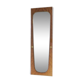 Large vintage oval mirror, 1960s