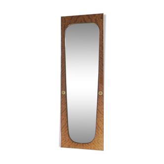 Large vintage oval mirror, 1960s