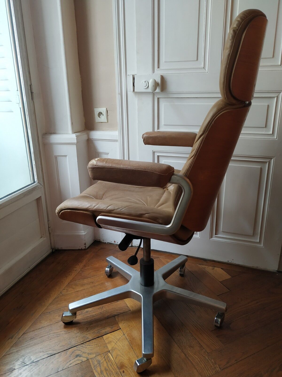 Steering chair leather Stoll Giroflex