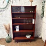 Vintage display cabinet bookcase shelf
