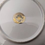 Set of 4 Vintage Dessert Plates D: 16 cm 1970s