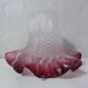 Old pink glass paste tulip