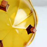 Bol vintage en verre pressé par Borske Sklo Union, Tchécoslovaquie 1960