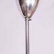 Czech Bauhaus Pendant in Chrome-Plated Steel and Milk Glass, 1930s