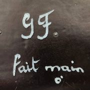 Vide poche signé Gabriel Fourmaintraux, Desvres, années 50