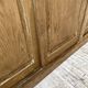 Large row of solid oak loom sliding doors