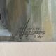 Original Signed Framed Oil Artwort Of Parisian Red Door