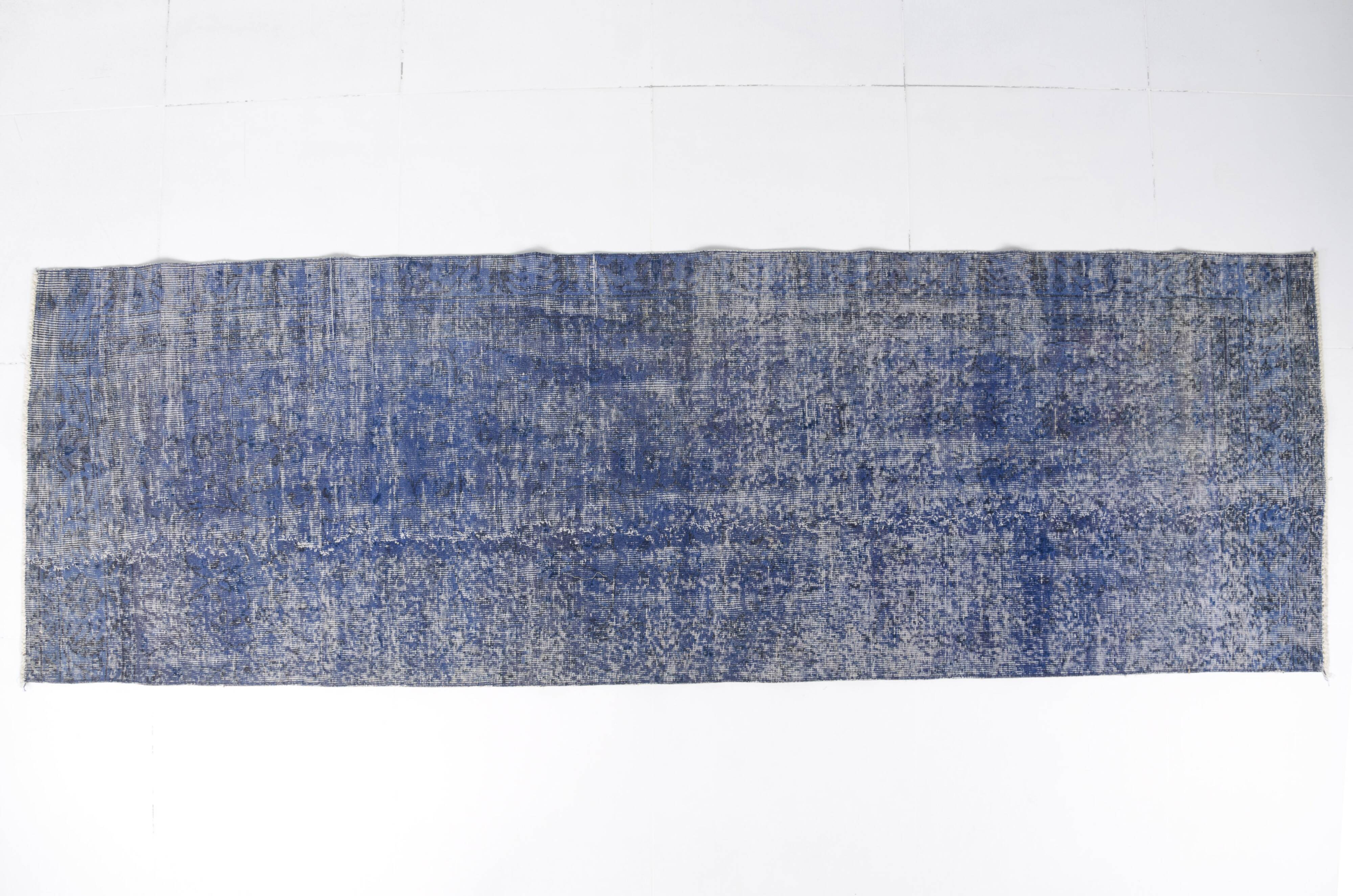 Blue Oushak Runner Rug sku1059