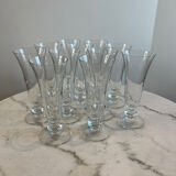 Set of 11 vintage stemmed glasses