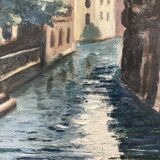 Vintage stream panel oil