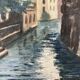 Vintage stream panel oil