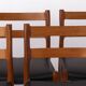 Ensemble de 5 chaises Niels Otto Møller modèle 84 – Chaise de salle à manger danoise en teck et cuir