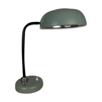 50s industrial style desk lamp, metal
