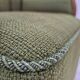 1950s, Danish artdeco armchair, green furniture wool, beech wood, original.