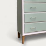 Commode pieds compas vintage 1950