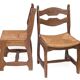 Set of 6 chairs by Guillerme and Chambron