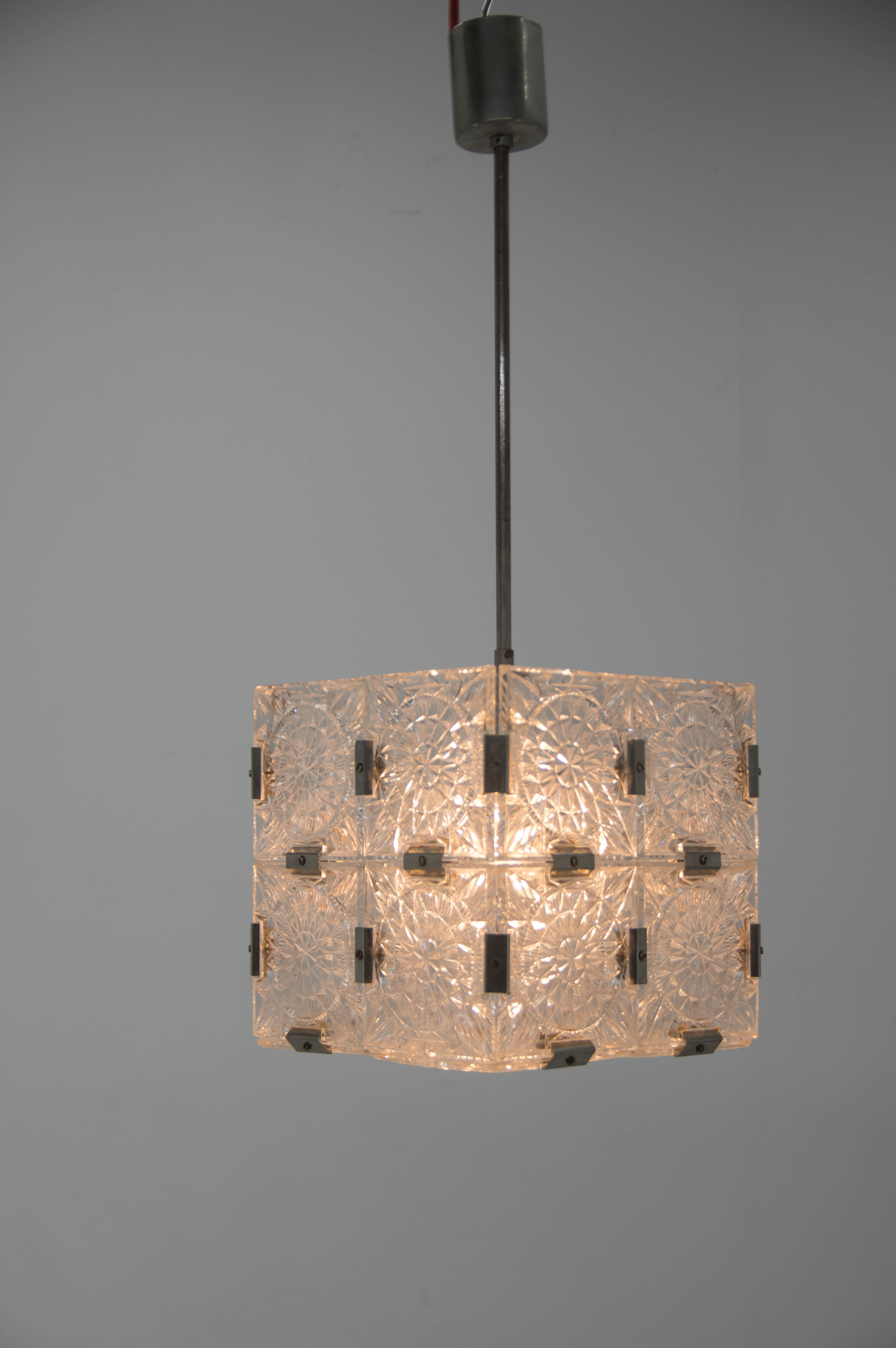 Glass pendant by Kamenicky Senov