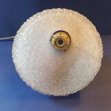 Scandinavian Perspex pendant light from the 70s, vintage France - newly electrified