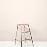 Metal ladder / red