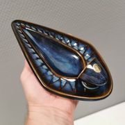 Søholm wall candlestick made of ceramic and in blue colors/shades 1960s