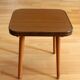 Rockabilly wooden plant stand, vintage from the 1950s