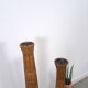 Ensemble de bougies en rotin kaarsen vintage