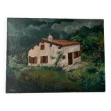 Oil painting on canvas
