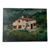 Tableau huile sur toile