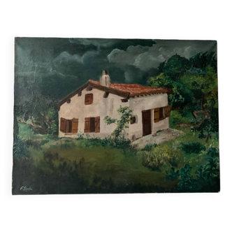 Oil painting on canvas
