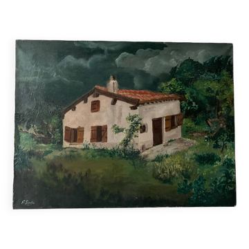 Oil painting on canvas