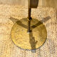 Golden metal side table from the 1960s.