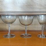 Ancien service cristal gravé