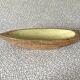Wooden pond toy, small flat boat, old toy