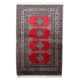 Vintage Uzbek Bukhara rug 92cm x 140cm 1960s