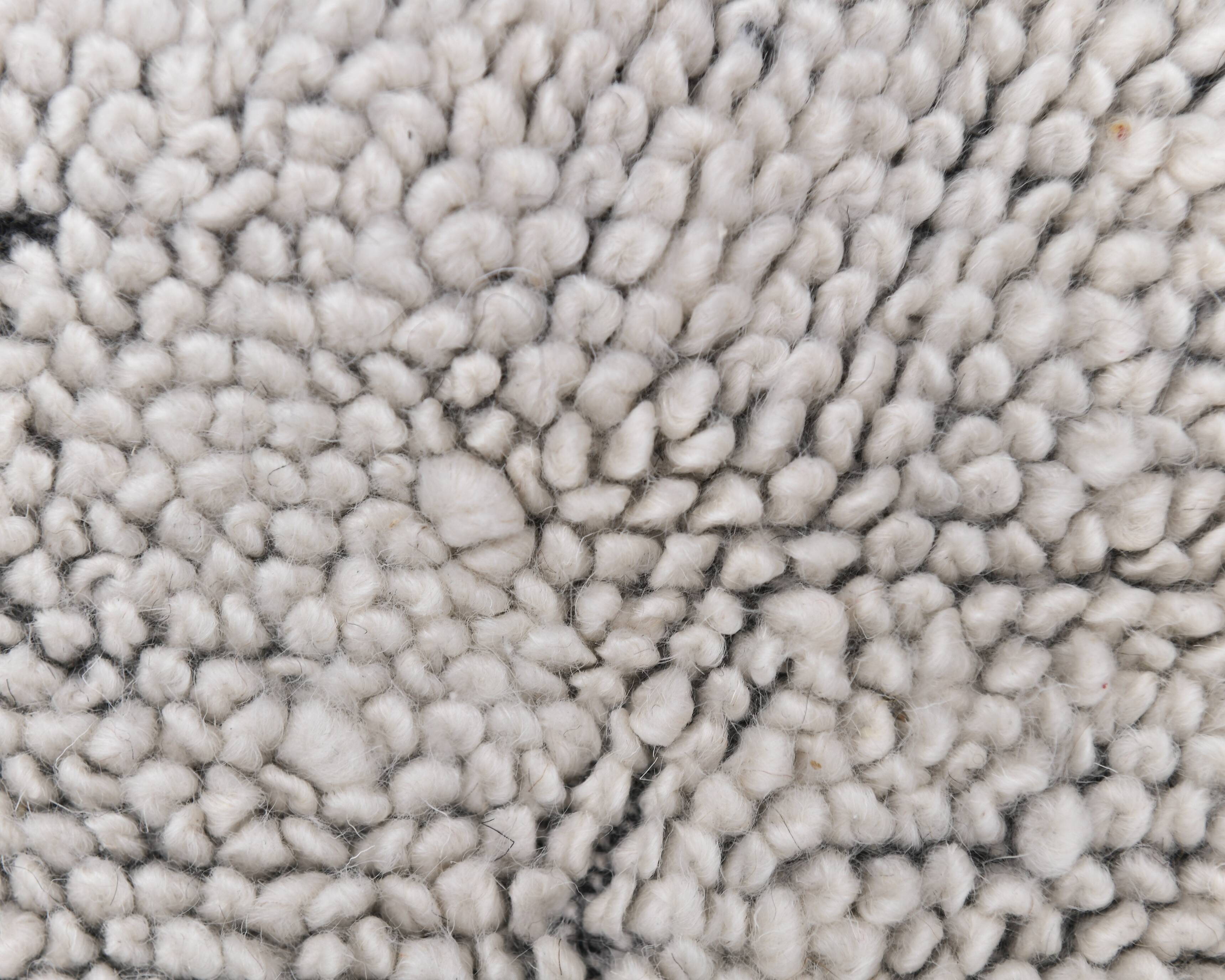 7x10 White & Black Modern Vintage Rug 206x297Cm